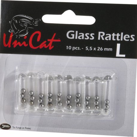 uni cat glass rattle L